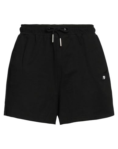 Fila Woman Shorts & Bermuda Shorts Black Size M Cotton, Elastane