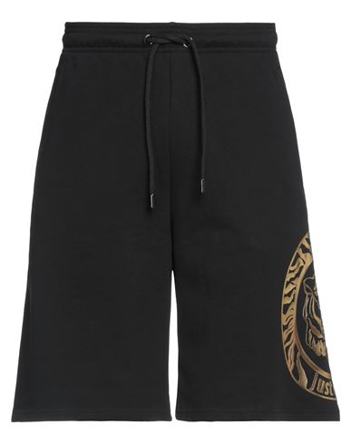 Just Cavalli Man Shorts & Bermuda Shorts Black Size Xxl Cotton