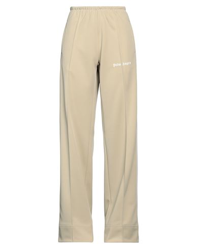 Palm Angels Woman Pants Beige Size 6 Polyester