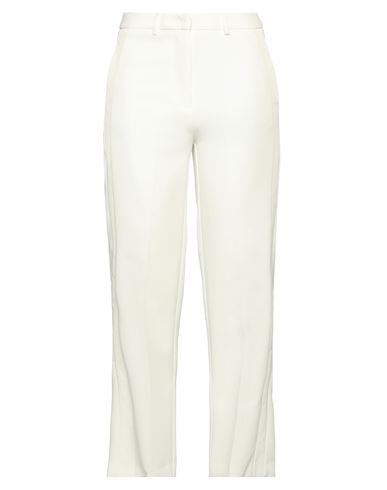 Silvian Heach Woman Pants White Size 2 Polyester, Elastane