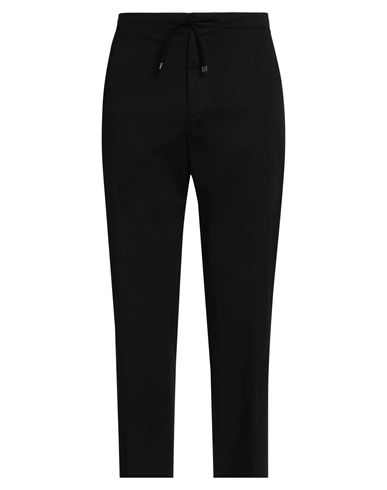 Lardini Man Pants Black Size 40 Cotton, Elastane
