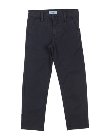 Liu •jo Man Toddler Boy Pants Midnight Blue Size 6 Cotton, Elastane In Black