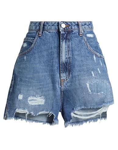 Roy Rogers Roÿ Roger's Woman Denim Shorts Blue Size 29 Cotton