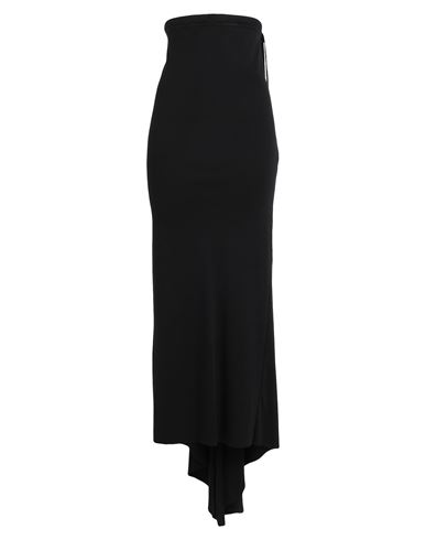 Shop Ann Demeulemeester Woman Maxi Skirt Black Size L Cotton