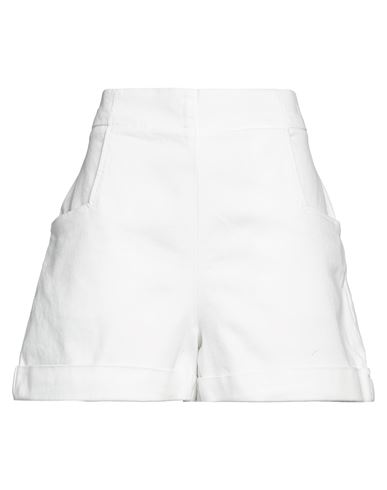 P.a.r.o.s.h P. A.r. O.s. H. Woman Shorts & Bermuda Shorts White Size M Cotton, Elastane