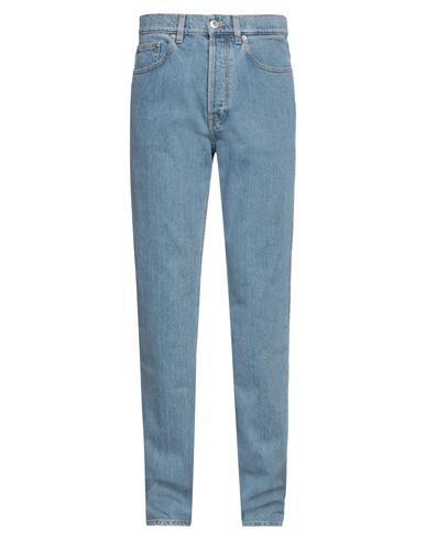Shop Lanvin Man Jeans Blue Size 33 Cotton