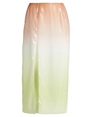 Gcds Woman Midi Skirt Blush Size L Polyester In Pink