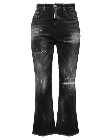 Dsquared2 Woman Jeans Black Size 10 Cotton, Lyocell, Elastomultiester, Elastane