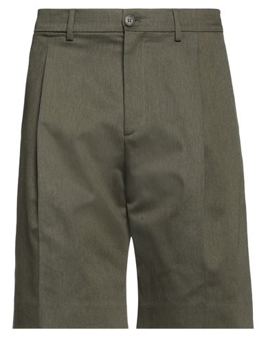 Golden Goose Man Shorts & Bermuda Shorts Military Green Size 36 Cotton, Elastane, Polyester