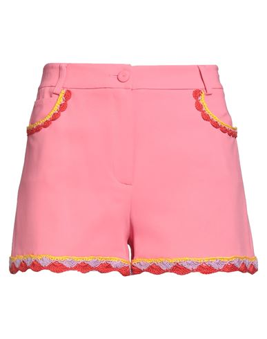 Moschino Couture Woman Shorts & Bermuda Shorts Coral Size 6 Viscose, Elastane, Cotton In Pink