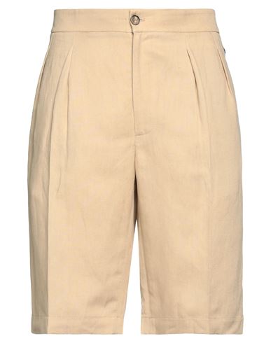 Shop Patrizia Pepe Man Shorts & Bermuda Shorts Beige Size 36 Viscose, Wool