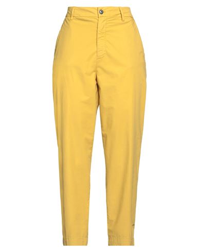 Mason's Woman Pants Ocher Size 8 Lyocell, Cotton, Elastane In Yellow
