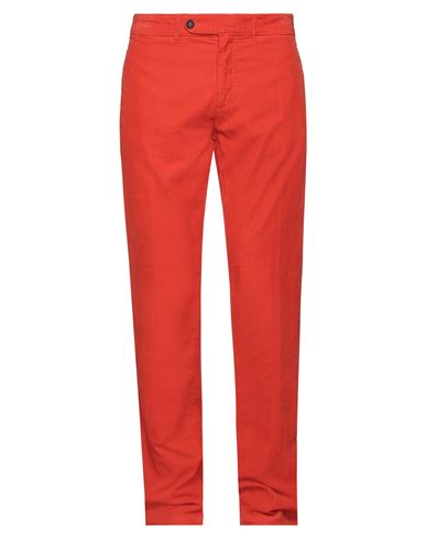 Shop Massimo Alba Man Pants Tomato Red Size 36 Cotton