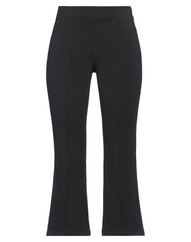 Liu •jo Woman Cropped Pants Black Size Xs Cotton, Elastane