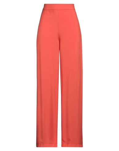 The Abito Milano Woman Pants Orange Size 4 Viscose, Polyester