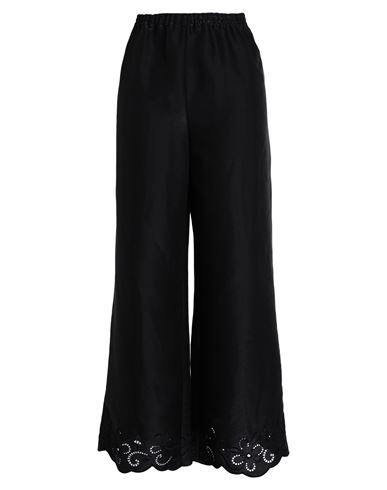 Shop Boutique Moschino Woman Pants Black Size 10 Viscose, Polyester, Cotton
