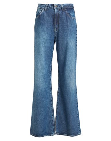 Dondup Woman Jeans Blue Size 31 Lyocell In Blue