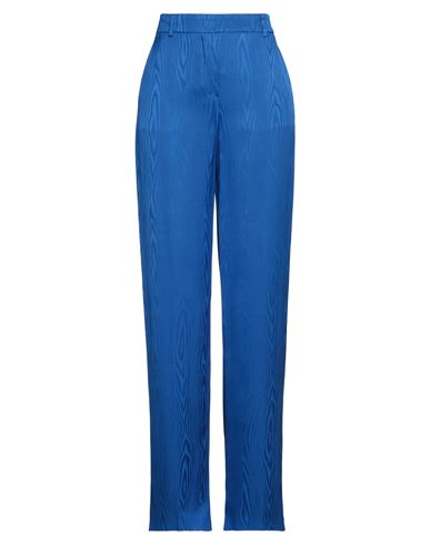 Boutique Moschino Woman Pants Bright Blue Size 10 Viscose