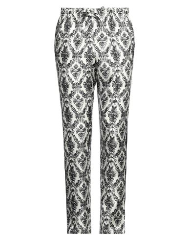 Shop Dolce & Gabbana Man Pants White Size 38 Silk