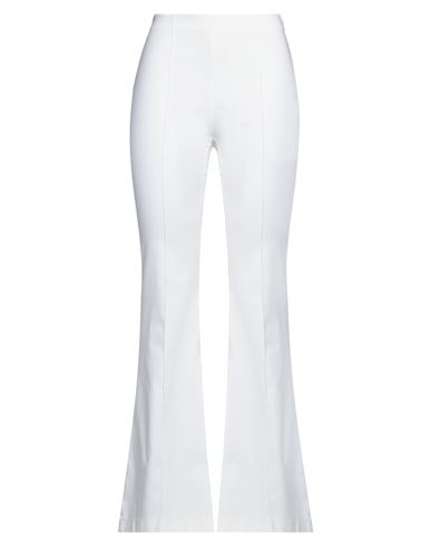 Liviana Conti Woman Pants Ivory Size 8 Viscose, Polyamide, Elastane In White