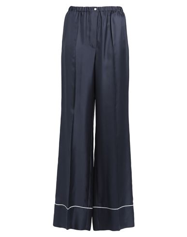 Prada Woman Pants Midnight Blue Size 2 Silk