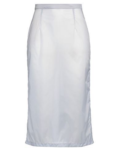 Maison Margiela Woman Midi Skirt Light Blue Size 4 Polyamide In Blue