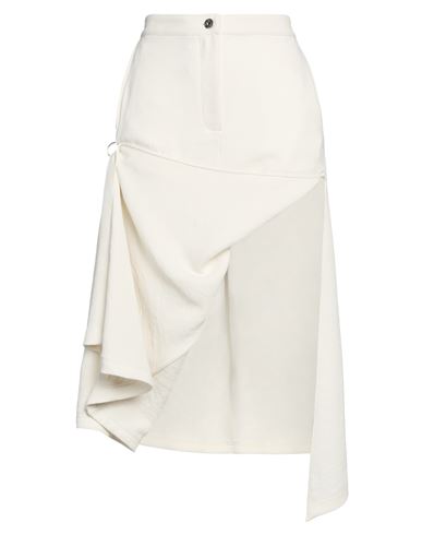Jw Anderson Woman Mini Skirt Ivory Size 8 Polyester In White
