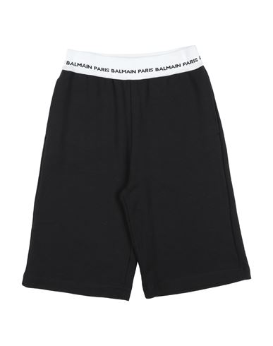 Shop Balmain Toddler Boy Shorts & Bermuda Shorts Black Size 4 Cotton