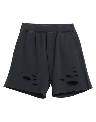Shop Dsquared2 Man Shorts & Bermuda Shorts Black Size L Cotton, Elastane
