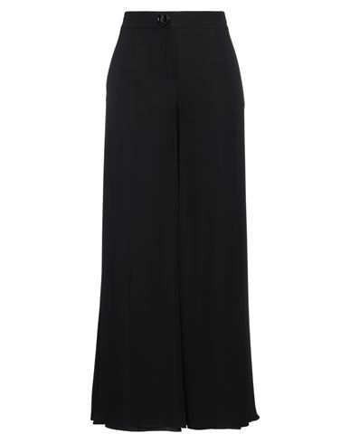 Shop Moschino Woman Pants Black Size 14 Acetate, Elastane, Silk