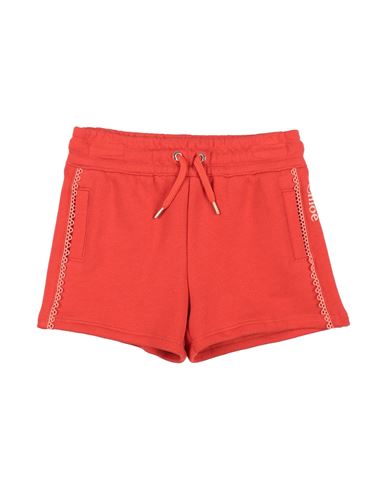 Chloé Toddler Girl Shorts & Bermuda Shorts Orange Size 4 Cotton In Orange