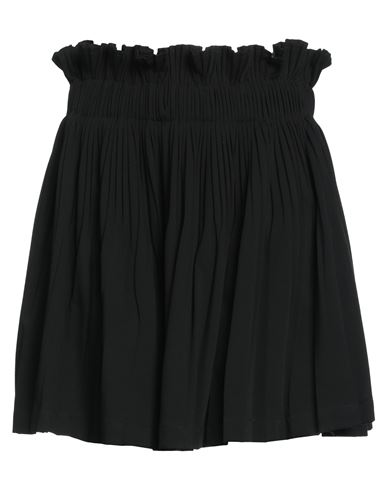 Silvian Heach Woman Mini Skirt Black Size 6 Polyester, Viscose, Elastane