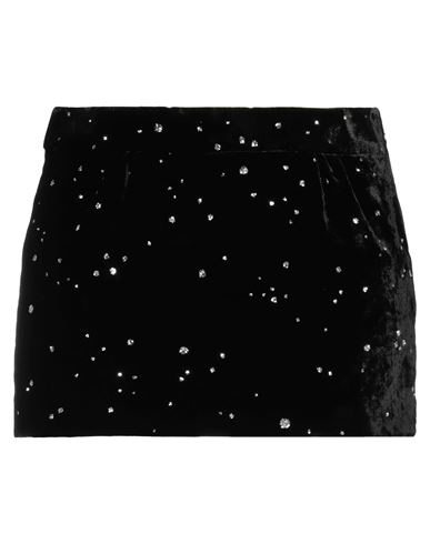 Dsquared2 Woman Mini Skirt Black Size 8 Viscose, Polyamide