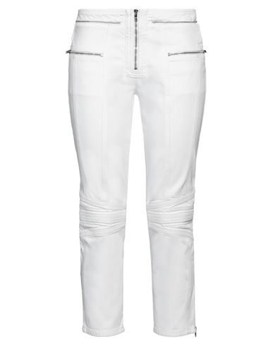 Shop Isabel Marant Woman Jeans White Size 6 Cotton