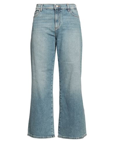 Emporio Armani Woman Jeans Blue Size 32 Cotton, Elastane