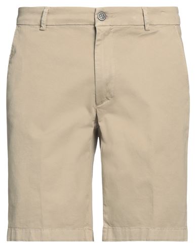 Trussardi Man Shorts & Bermuda Shorts Beige Size 40 Cotton, Elastane