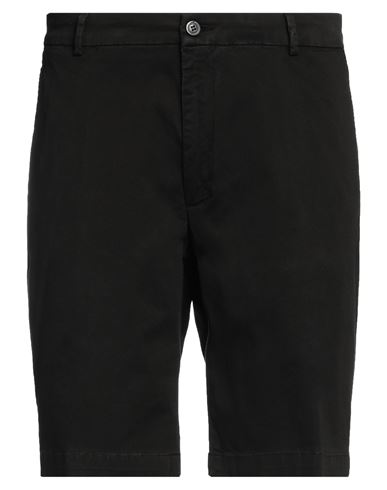 Trussardi Man Shorts & Bermuda Shorts Black Size 42 Cotton, Elastane