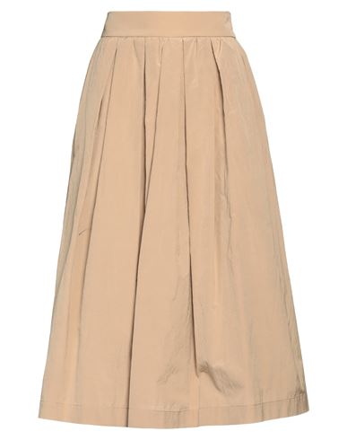 Peserico Woman Midi Skirt Beige Size 6 Cotton, Polyester