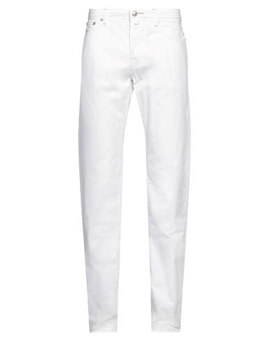 Jacob Cohёn Man Pants White Size 30 Pima Cotton, Elastane