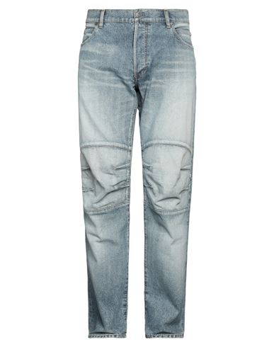 Balmain Man Jeans Blue Size 35 Cotton, Polyester