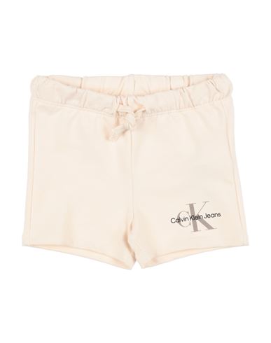 Calvin Klein Jeans Est.1978 Calvin Klein Jeans Newborn Boy Shorts & Bermuda Shorts Beige Size 3 Cotton, Elastane In Beige