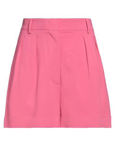 Moschino Woman Shorts & Bermuda Shorts Fuchsia Size 8 Viscose, Elastane In Pink