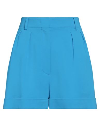 Moschino Woman Shorts & Bermuda Shorts Blue Size 6 Viscose, Elastane In Blue