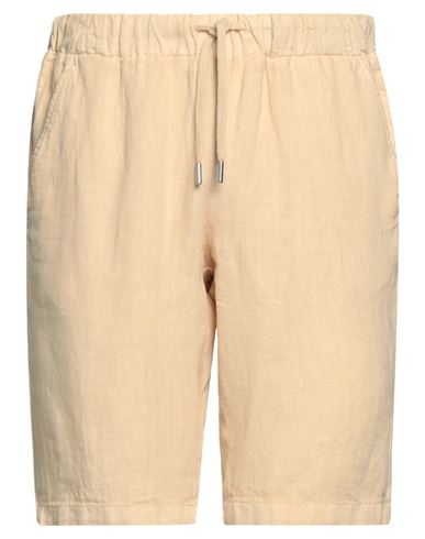 Trussardi Man Shorts & Bermuda Shorts Beige Size 32 Linen