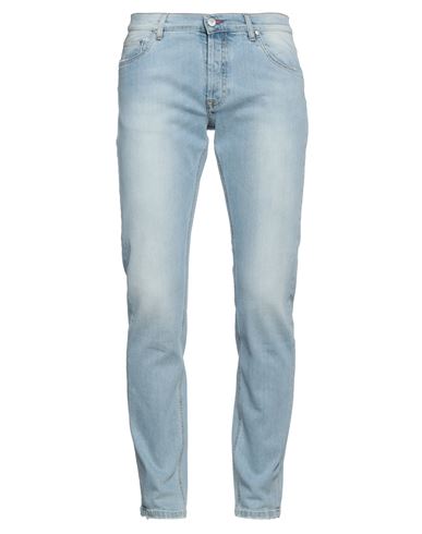 Daniele Alessandrini Man Jeans Blue Size 33 Cotton, Elastane