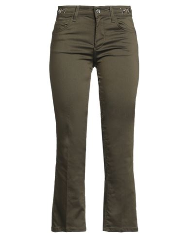 Liu •jo Woman Jeans Military Green Size 27 Cotton, Polyester, Elastane
