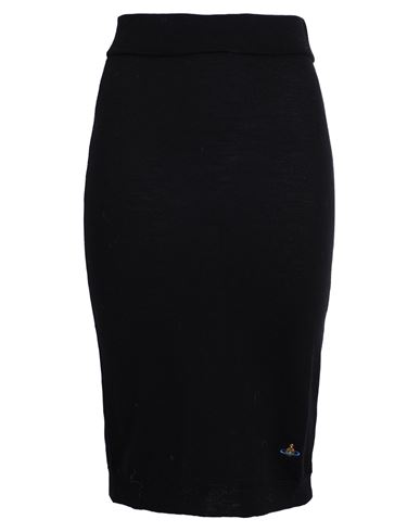 Vivienne Westwood Woman Midi Skirt Black Size S Wool, Cashmere