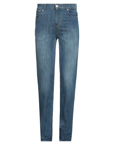 Shop Trussardi Man Jeans Blue Size 34 Cotton