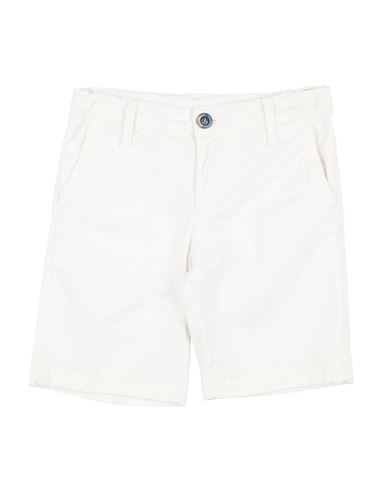 BIKKEMBERGS BIKKEMBERGS TODDLER BOY SHORTS & BERMUDA SHORTS WHITE SIZE 5 COTTON, ELASTANE 
