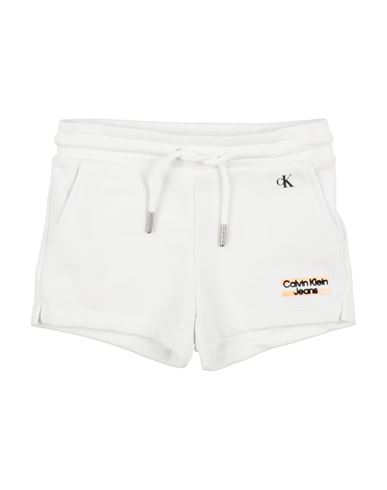 Shop Calvin Klein Jeans Est.1978 Calvin Klein Jeans Toddler Boy Shorts & Bermuda Shorts White Size 6 Cotton